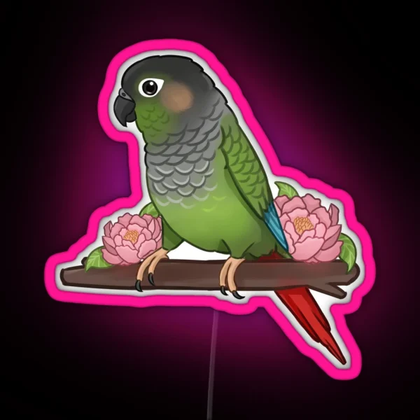 Cute Conure RGB Neon Sign