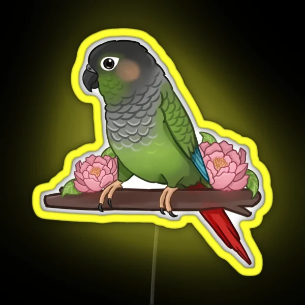 Cute Conure RGB Neon Sign