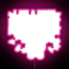 Vibrant RGB LED Canvas Sign for Cute Entomology Enthusiasts Only Please