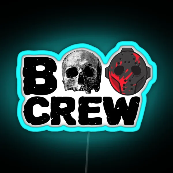 Cute Er Boo Boo Crew RGB Neon Sign