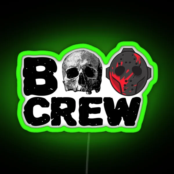 Cute Er Boo Boo Crew RGB Neon Sign