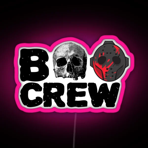 Cute Er Boo Boo Crew RGB Neon Sign
