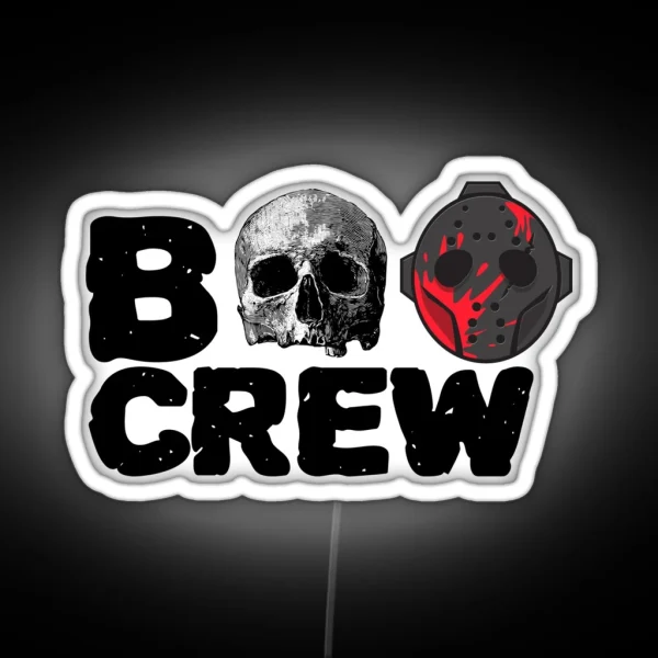 Cute Er Boo Boo Crew RGB Neon Sign