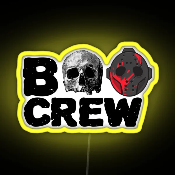 Cute Er Boo Boo Crew RGB Neon Sign