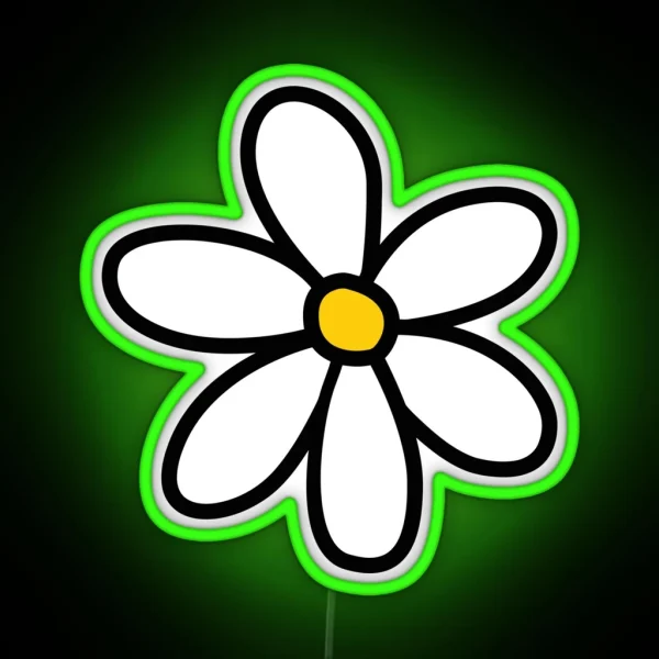 Cute Flower RGB Neon Sign