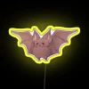 Whimsical, cuddly bat friend shines brightly with colorful RGB lighting.
