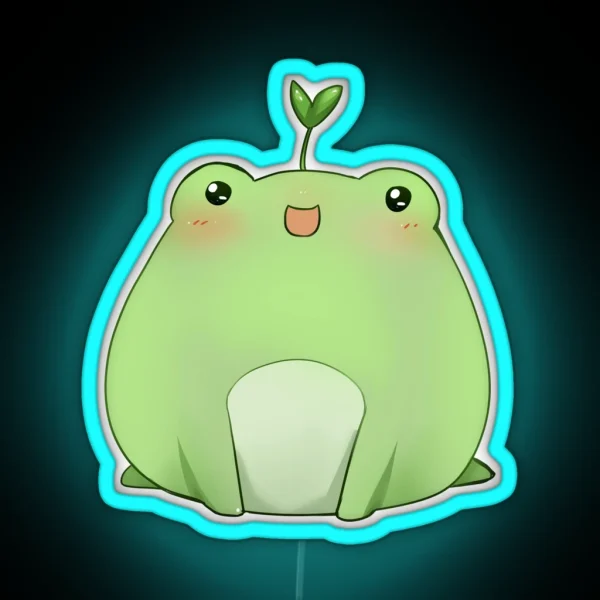 Cute Frog RGB Neon Sign