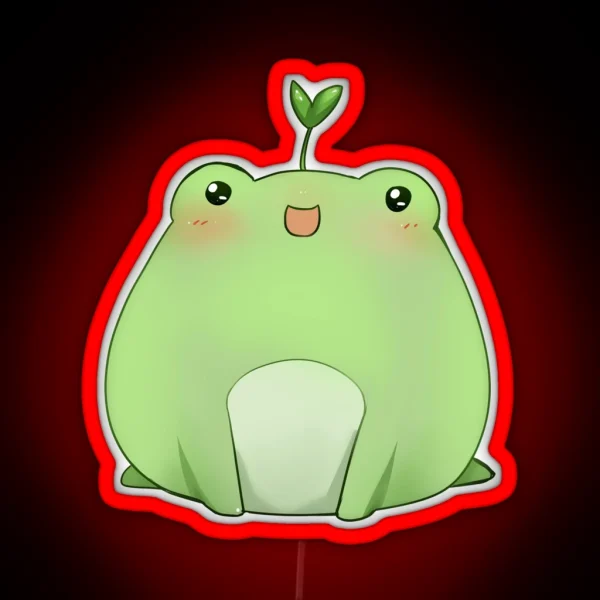 Cute Frog RGB Neon Sign