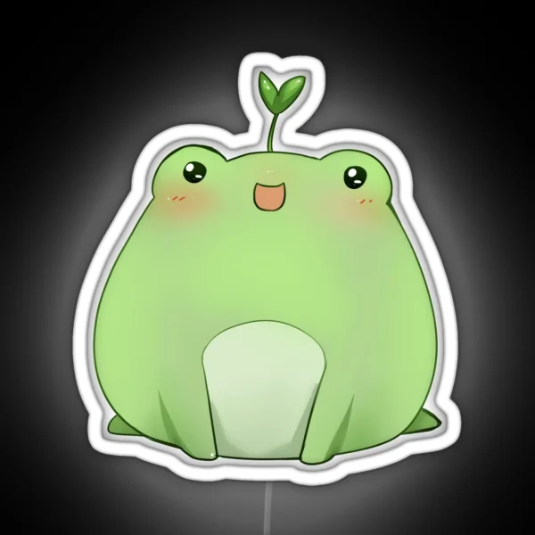 Cute Frog RGB Neon Sign