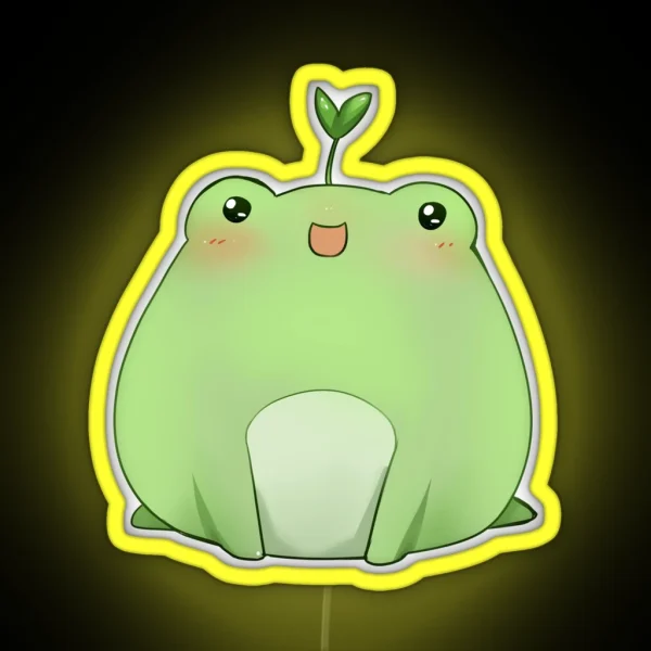 Cute Frog RGB Neon Sign