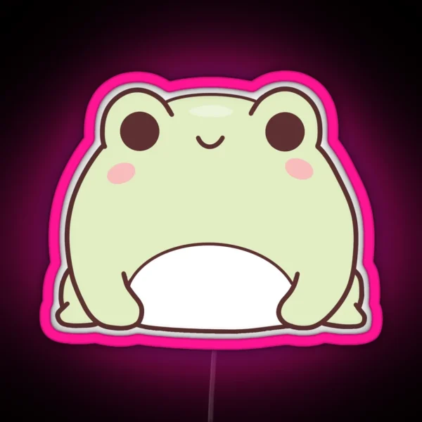Cute Frog RGB Neon Sign