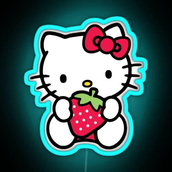 Cute Hello Kitty RGB Neon Sign