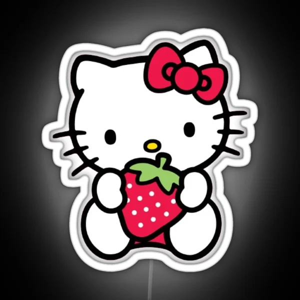 Cute Hello Kitty RGB Neon Sign