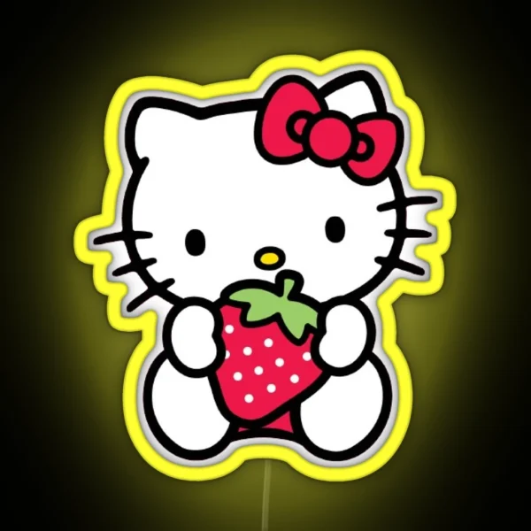 Cute Hello Kitty RGB Neon Sign