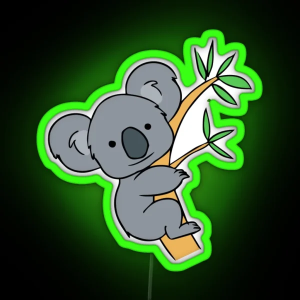 Cute Koala RGB Neon Sign