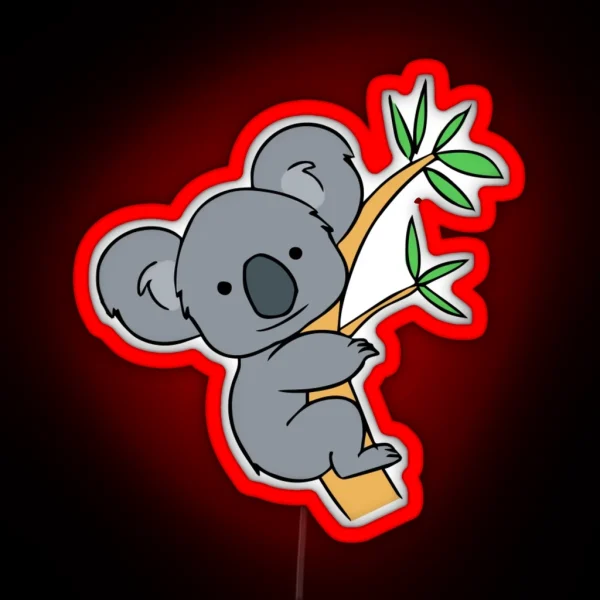 Cute Koala RGB Neon Sign
