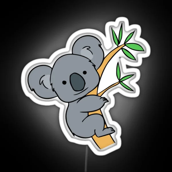 Cute Koala RGB Neon Sign