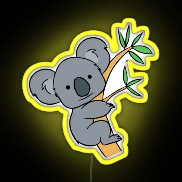 Cute Koala RGB Neon Sign