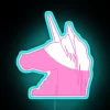Vibrant Cute Legendary Animal Neon Wall Sign for Decor & Apparel
