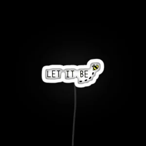 Cute Let It Bee Led RGB Neon Sign