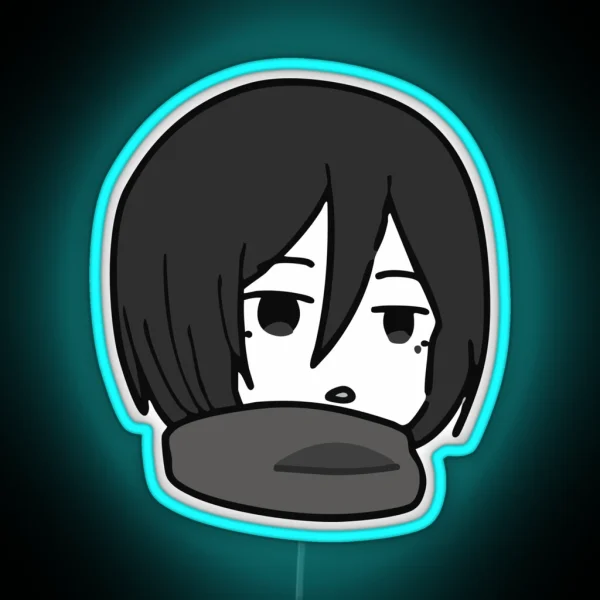 Cute Mikasa RGB Neon Sign