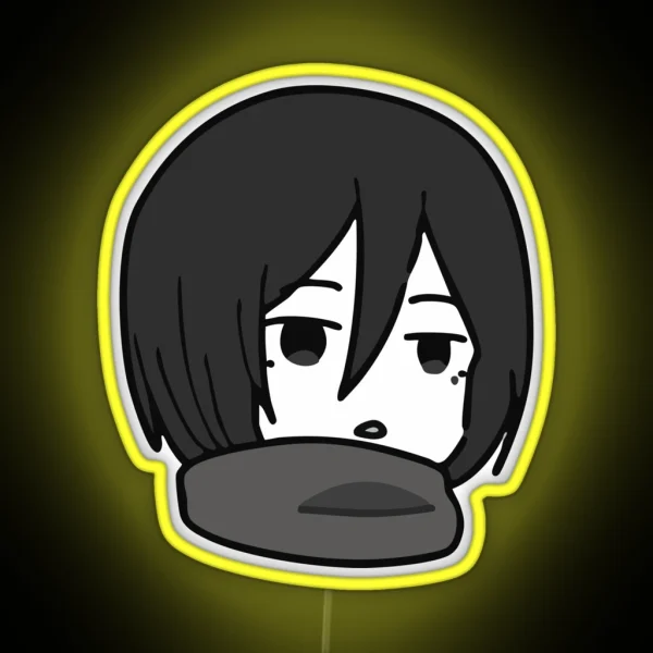Cute Mikasa RGB Neon Sign
