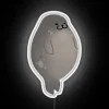 RGB Neon Mochi Character Illuminated Sign with Adorable Japanese Seal Design