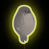 Colorful Neon Mochi Animal Standing Sign with RGB Light Effect