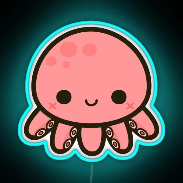 Cute Octopus RGB Neon Sign