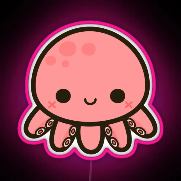 Cute Octopus RGB Neon Sign