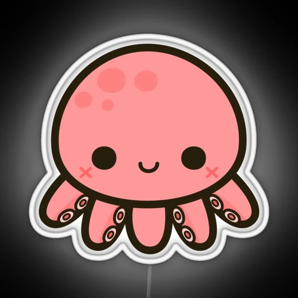 Cute Octopus RGB Neon Sign