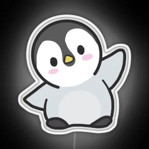 Cute Penguin RGB Neon Sign