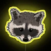Colorful Cute Raccoon Face RGB Neon Sign Decoration Home Decorations
