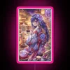Cute Raiden Shogun Genshin Impact RGB Neon Sign Illumination