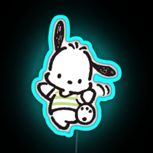 Cute Sanrio Puppy From Hello Kitty RGB Neon Sign