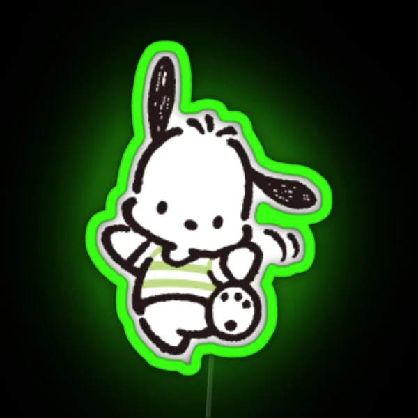 Cute Sanrio Puppy From Hello Kitty RGB Neon Sign