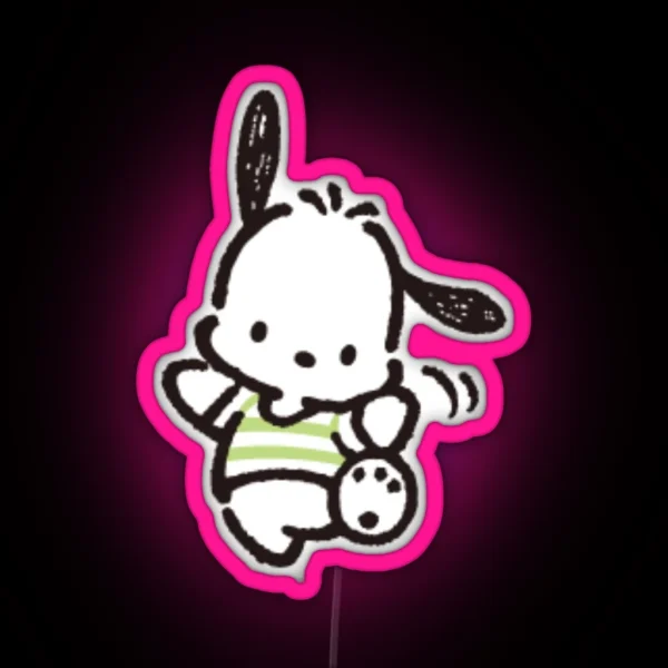 Cute Sanrio Puppy From Hello Kitty RGB Neon Sign
