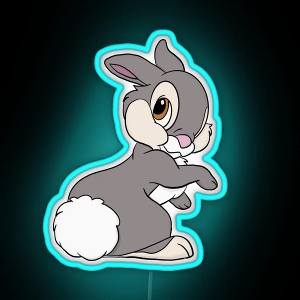 Cute Thumper RGB Neon Sign