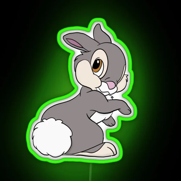 Cute Thumper RGB Neon Sign