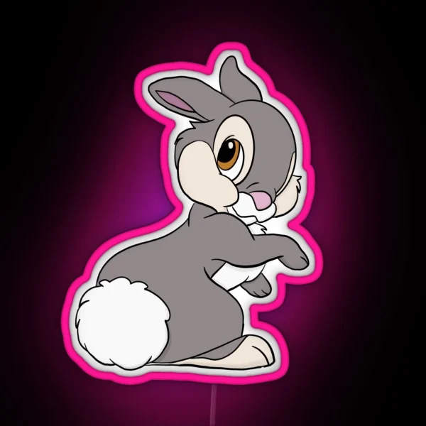 Cute Thumper RGB Neon Sign