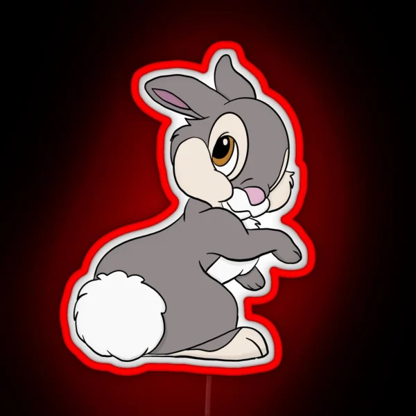 Cute Thumper RGB Neon Sign
