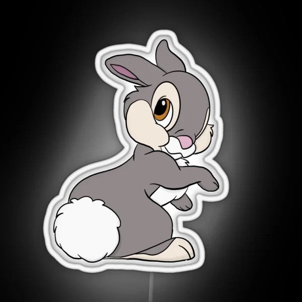 Cute Thumper RGB Neon Sign