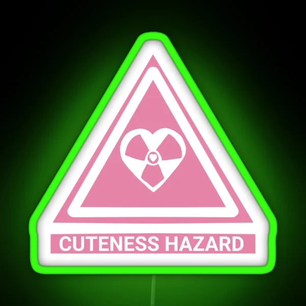 Cuteness Hazard RGB Neon Sign