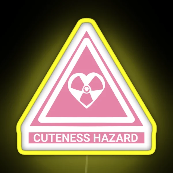 Cuteness Hazard RGB Neon Sign
