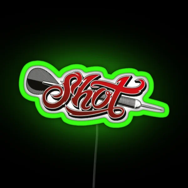Cxds Shot Dart RGB Neon Sign