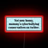 Neon RGB Sign for Anti-Bullying Humor and Social Commentary Supporters