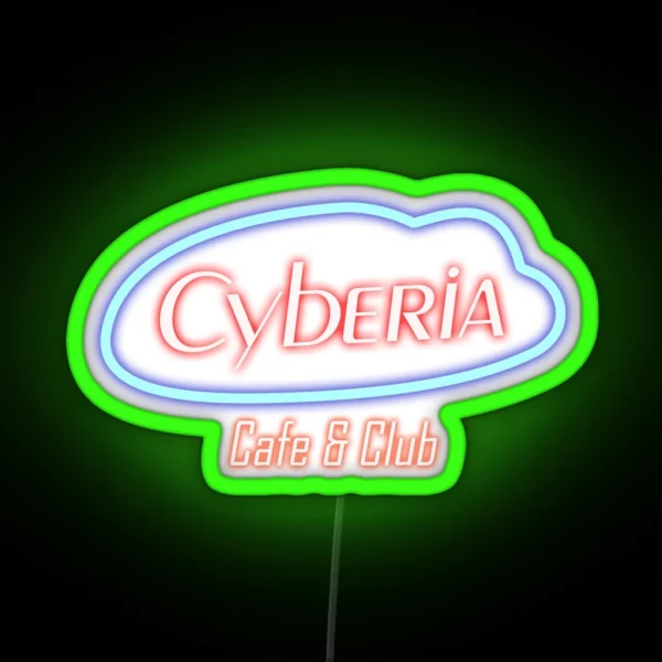 Cyberia Serial Experiments Lain RGB Neon Sign