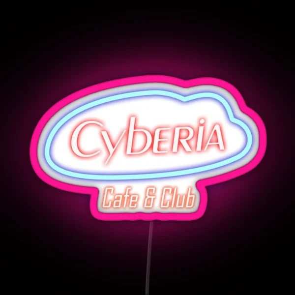 Cyberia Serial Experiments Lain RGB Neon Sign