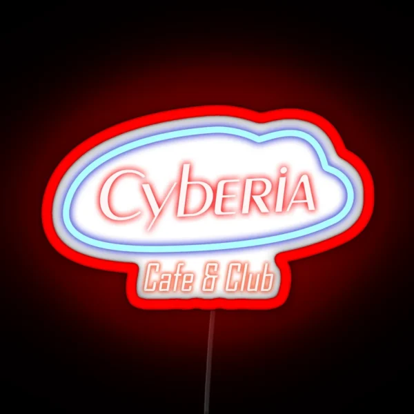Cyberia Serial Experiments Lain RGB Neon Sign