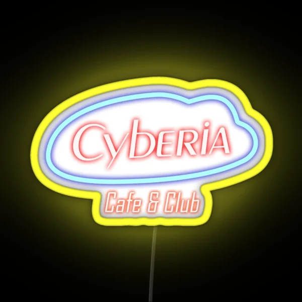 Cyberia Serial Experiments Lain RGB Neon Sign